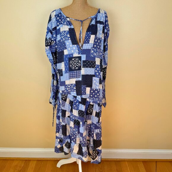 🔥 By Malene Birger "Amily" Patchwork Dress – Size 34 ☀️ Sale ☀️ - Picture 1 of 8